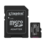 128 GB . microSDXC karta Kingston Canvas Select Plus U1, V10, A1 (r/w 150MB/s) + adaptér