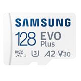 128 GB . microSDXC karta Samsung EVO Plus + adapter ( trieda U3, V30, A2 )