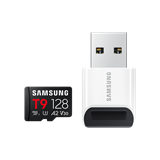 128 GB . microSDXC karta Samsung T9 + USB Adaptér