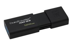 128 GB . USB 3.0 kľúč. Kingston DataTraveler 100 G3 ( r100MB/s, w10MB/s )