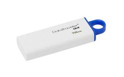 16 GB . USB 3.0 klúč. Kingston DataTraveler I Gen 4, bielo-modrý