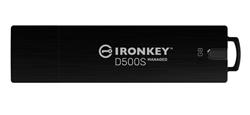 16 GB . USB 3.2 kľúč . Kingston IronKey Managed D500SM, čierny ( r260MB/s, w190MB/s)