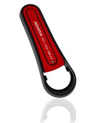 16 GB . USB klúč . ADATA DashDrive™ Durable Superier S107 červený, USB 3.0, (vode, prachu a nárazom odolné)