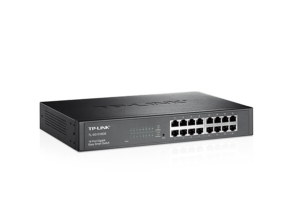 16-Port Gigabit Easy Smart Switch PORT: 16× Gigabit RJ45 Ports SPEC: 1U 13-inch Rack-mountable Steel Case FEATURE: MTU/P