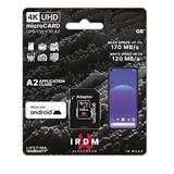 256 GB . microSDHC karta IRDM GOODRAM UHS I U3 A2 + adapter
