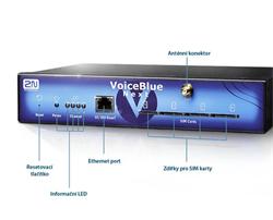 2N VoiceBlue Next 2xGSM Cinterion, PoE, Adapter:12V WW plug