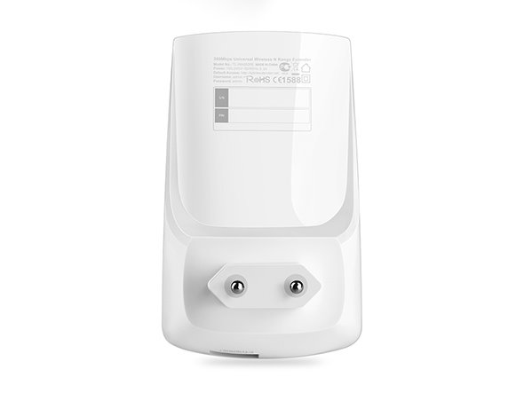 300Mbps Wi-Fi Range Extender SPEED: 300Mbps at 2.4GHz SPEC: 2 × Internal Antennas, 1 × 10/100Mbps Port, Wall Plugged. FE