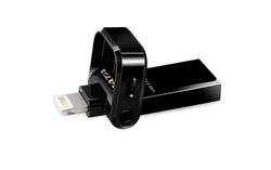 32 GB . USB 3.1 klúč . ADATA AI920, čierna ( USB, Lightning )
