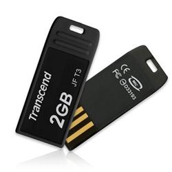 4 GB . USB kľúč . Transcend JetFlash T3, čierny