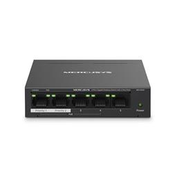 5-Port Gigabit Desktop Switch with 4-Port PoE+ PORT: 4× Gigabit PoE+ Ports, 1× Gigabit Non-PoE Port SPEC: Compatible w