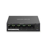 5-Port Gigabit Desktop Switch with 4-Port PoE+ PORT: 4× Gigabit PoE+ Ports, 1× Gigabit Non-PoE Port SPEC: Compatible w