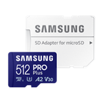512 GB . microSDXC karta Samsung PRO Plus 2023 + adapter