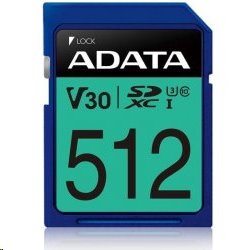 512 GB . SDXC Premier Pro UHS-I U3 karta A-DATA class 3/10 Ultra High Speed