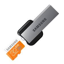 64 GB . microSD USB 2.0 Samsung EVO UHS-1 Class 10 (karta a čítačka)