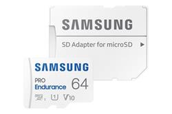 64 GB . microSDXC karta Samsung PRO Endurance + SD adaptér