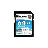 64 GB .SDXC karta Kingston Canvas Go Plus ( r170MB/s, w70MB/s )