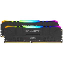 64GB (2x32GB) DDR4 3200MHz CL16 Crucial Ballistix MAX RGB UDIMM 288pin, black