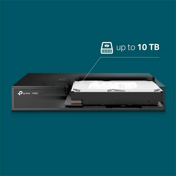 8 Channel Network Video Recorder SPEC: H.265+/H.265/H.264+/H.264, Up to 5MP resolution, Decoding capability/8-ch @2MP, 8