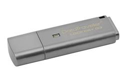 8 GB . USB 3.0 kľúč . Kingston DataTraveler Locker sivý + G3 w/Automatic Data Security ( r80MB/s, w10MB/s )