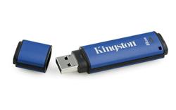 8 GB . USB 3.0 kľúč . Kingston Secure DTVP30 256bit AES EncryptedFIPS 197 ( r165 MB/s, w22 MB/s )