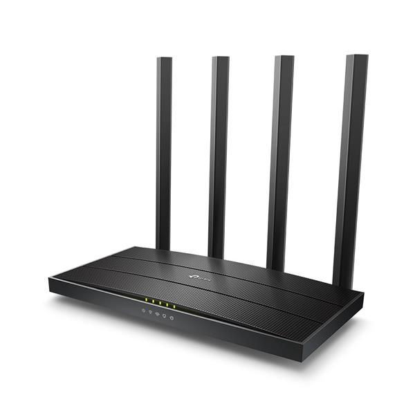 AC1200 Dual-Band Wi-Fi Router SPEED: 300 Mbps at 2.4 GHz + 867 Mbps at 5 GHz SPEC: 4× Antennas, 1× Gigabit WAN Port + 4×