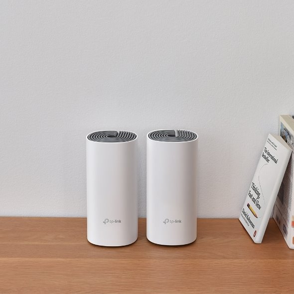 AC1200 Whole Home Mesh Wi-Fi System SPEED: 300 Mbps at 2.4 GHz + 867 Mbps at 5 GHz SEPC: 2× Internal Antennas, 2× 10/100