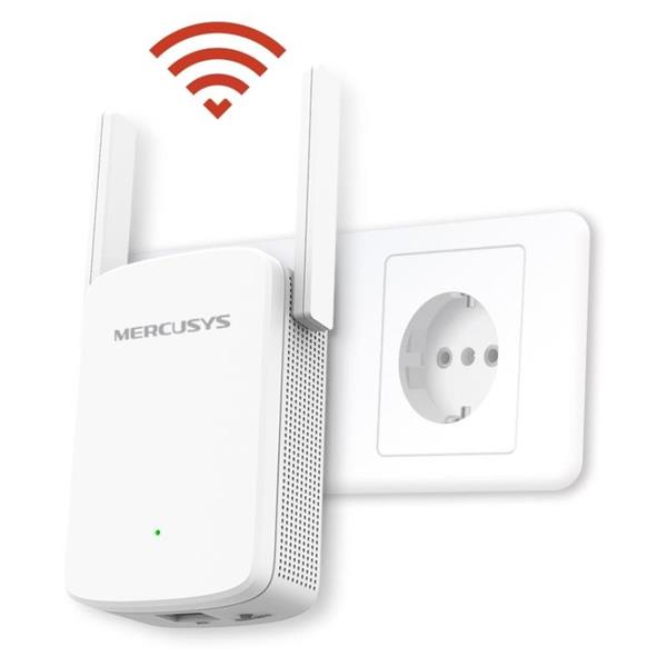 AC1200 Wi-Fi Range Extender SPEED: 300 Mbps at 2.4 GHz + 867 Mbps at 5 GHz SPEC: 2× Fixed External Antennas, Wall Plugg