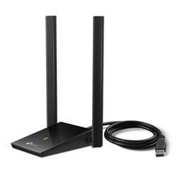 AC1300 High Gain Dual Band Wi-Fi USB Adapter SPEED: 867 Mbps at 5 GHz + 400 Mbps at 2.4 GHz SPEC: 2× High Gain Externa