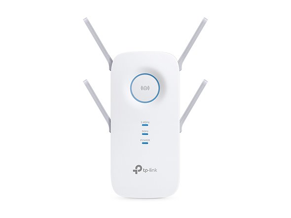 AC2600 Wi-Fi Range Extender SPEED: 800 Mbps at 2.4 GHz + 1733 Mbps at 5 GHz SPEC: 4 × External Antennas, 1 × Gigabit Por