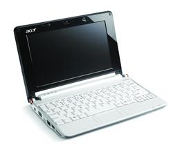 ACER ONE 150-Bgw N270 (1.6G) 8.9" LED CB UMA 1GB 160GB WL Csm GSM XPHome