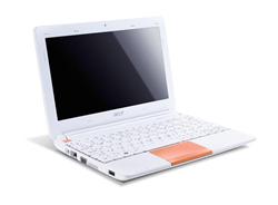 ACER ONE HAPPY 2-N57DQoo (1.66G) 10.1" LED UMA 1GB 320GB WL BT CAM W7S oranžová