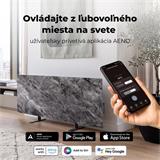 AENO AGH6S Premium Eco Smart Ohrievač, LIMITOVANÁ EDÍCIA, farba antický mramor, LED, WI-FI, max 700W, Infra