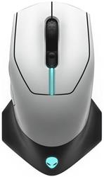Alienware Wired / Wireless Gaming Mouse - AW610M (Lunar Light)