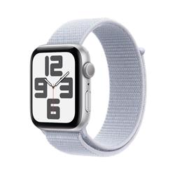 Apple Watch SE GPS 40mm Silver Aluminium Case with Blue Cloud Sport Loop