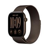 Apple Watch Series 12 GPS 42mm Dark Bronze Aluminium Case with Dark Bronze Milanese Loop