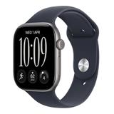 Apple Watch Series 12 GPS 46mm Space Grey Aluminium Case with Navy Blue Sport Band - S/M