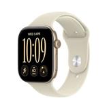 Apple Watch Series 12 GPS + Cellular 42mm Light Gold Aluminium Case with Sand Sport Band - S/M