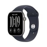 Apple Watch Series 12 GPS + Cellular 42mm Space Grey Aluminium Case with Navy Blue Sport Band - S/M