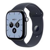Apple Watch Series 12 GPS + Cellular 46mm Night Blue Ceramic Case with Navy Blue Sport Band - S/M