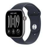 Apple Watch Series 12 GPS + Cellular 46mm Space Grey Aluminium Case with Navy Blue Sport Band - S/M