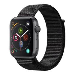Apple Watch Series 4 GPS, 44mm Space Grey Aluminium Case with Black Sport Loop
