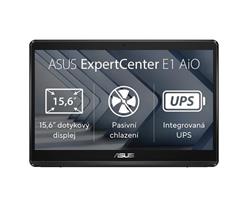 ASUS ExpertCenter E1 AiO E1600WKAT-BD088M, N4500, 15.6˝ 1366x768/Touch, UMA, 4GB, SSD 128GB, FDOS, 42WHrs UPS