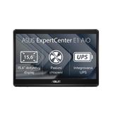 ASUS ExpertCentre E1 AiO E1600WKAT-BD088M, N4500, 15.6˝ 1366x768/Touch, UMA, 4GB, SSD 128GB, FDOS, 42WHrs UPS