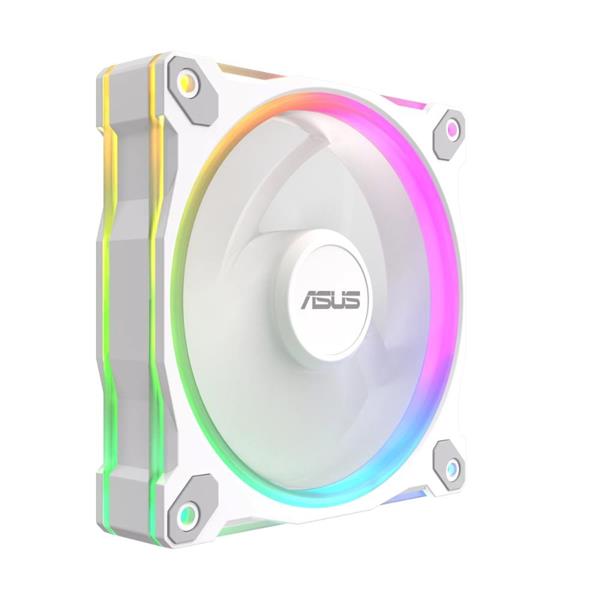 ASUS PRIME MR120 FAN ARGB REVERSE WHITE 3IN1 set 3x ventilátor 120mm