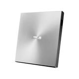 ASUS SDRW-08U7C-U external ultraslim DVD-RW + 3x Hardcoat DVD, USB-C, strieborná