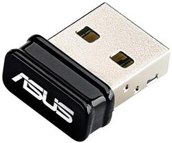 ASUS - USB-N10 Nano, Wireless USB 2.0 card 802.11n, 150 Mbps, nano dongle