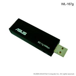 ASUS WL-167g, Wi-Fi USB client, 54Mb/s