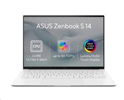 ASUS Zenbook S14 UX5406AA-OLED431XZ, Core Ultra 9 386H, 14.0˝ 2880 x 1800/Touch, UMA, 32GB, SSD 1TB, W11Pro, TOPS 50, be