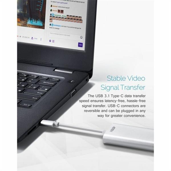 Aten Redukcia z USB 3.1 Typ C Video Grabber - HDMI Vstup