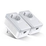 AV600 Passthrough Powerline Starter Kit KIT: 2× TL-PA4010P SPEED: 600 Mbps Powerline SPEC: Qualcomm CPU, 1× 10/100 Mb